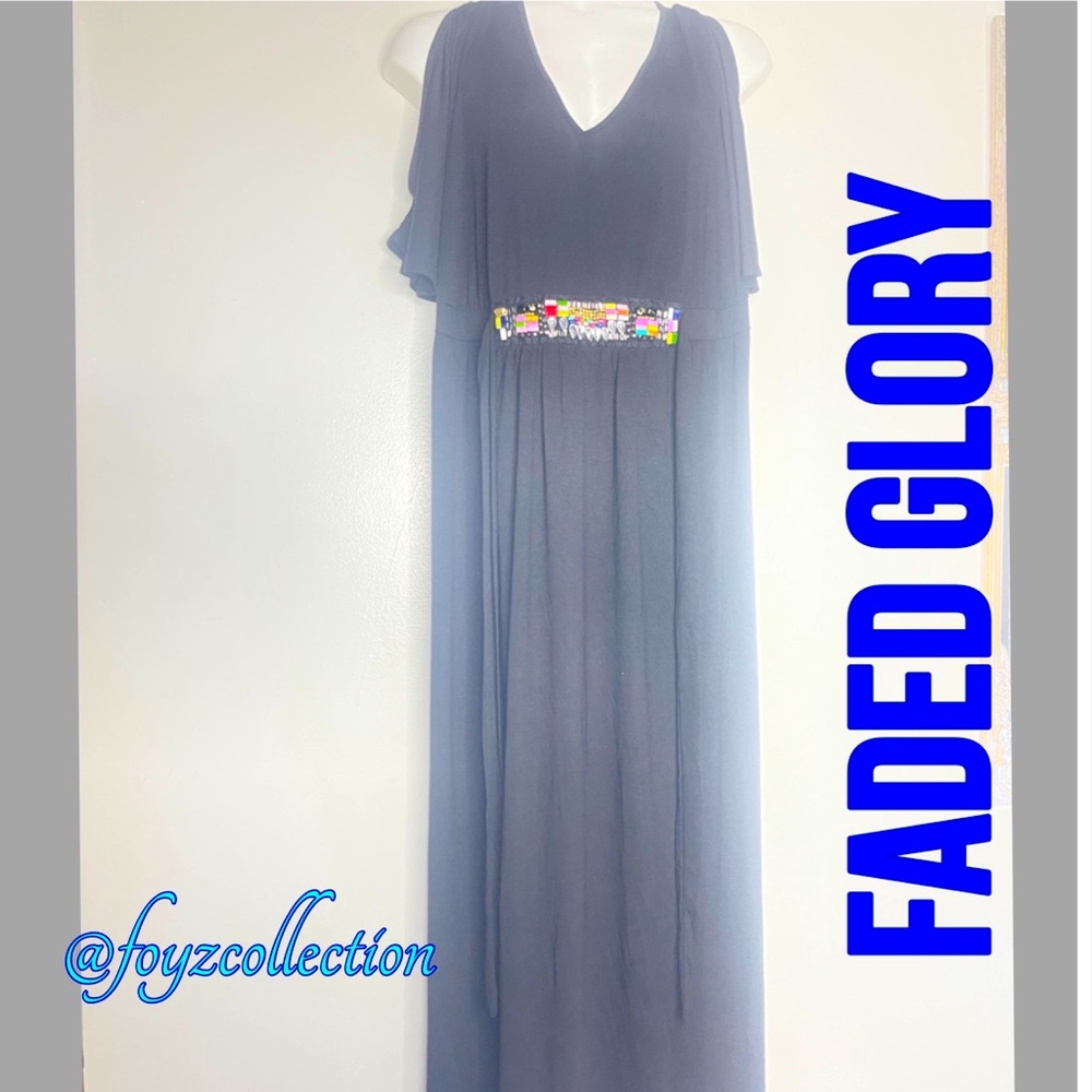 FOR BUNDLES ONLY LIKE NEW MAXI COLD SHOULDER 1A-3 - Picture 1 of 11